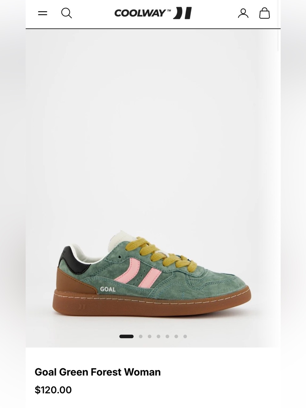 Coolway Goal Green Forest Woman 10 / NEW